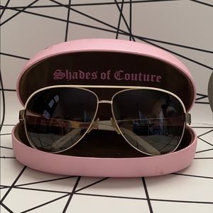 Juicy Couture Aviator Style Sunglasses